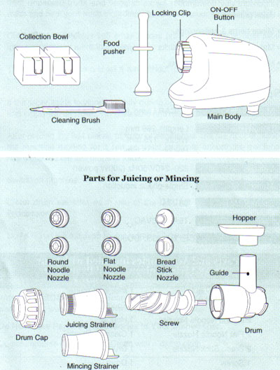 DA900 Oscar Juicer Parts